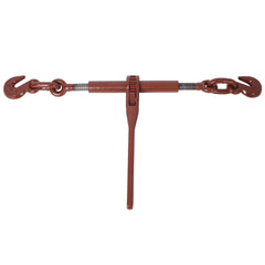 Heavy duty 3/8" – 1/2" Ratchet Binders, 9200lbs Working Load breaking, G70 Hooks Adjustable Length, 4-Pack, Red