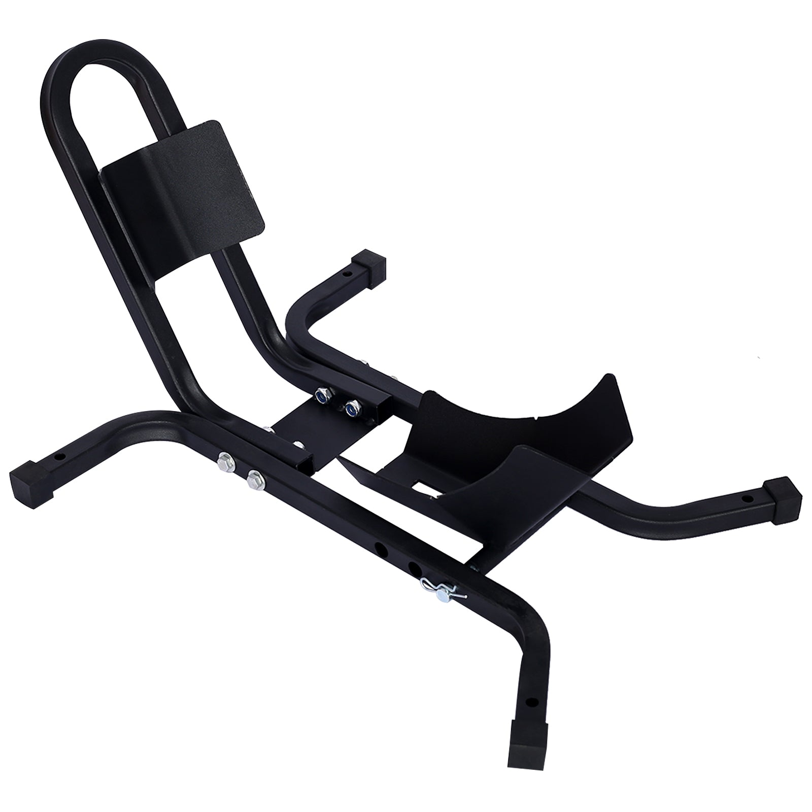 Motorcycle Front Tire Chock, 1200 lbs Heavy Duty Wheel Stand, Black Motorbike Front Chock for 17"-21" Wheels, High-Grade Steel Trailer Stand