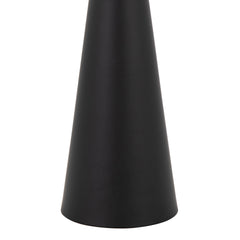Gemma 22" Contemporary Metal Side Table in Matte Black from Grandview Gallery by LumiSource