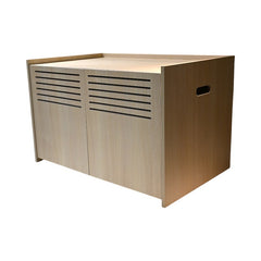 Modern Wooden Cat House with Scratching Pad , Cat Litter Box Enclosure, Spacious Hidden Cat Litter Box -33.46" x 21.06" x 21" , 45.87 lbs