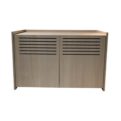 Modern Wooden Cat House with Scratching Pad , Cat Litter Box Enclosure, Spacious Hidden Cat Litter Box -33.46" x 21.06" x 21" , 45.87 lbs