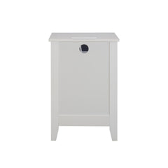 White 3 Drawer Nightstand with Charging Station and USB Ports & Power Outlets,Wooden Bed Side Table/End Table Modern Night Stands for Bedrooms