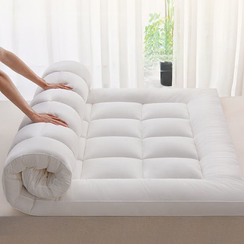 Topper Pad for Mattress White Queen