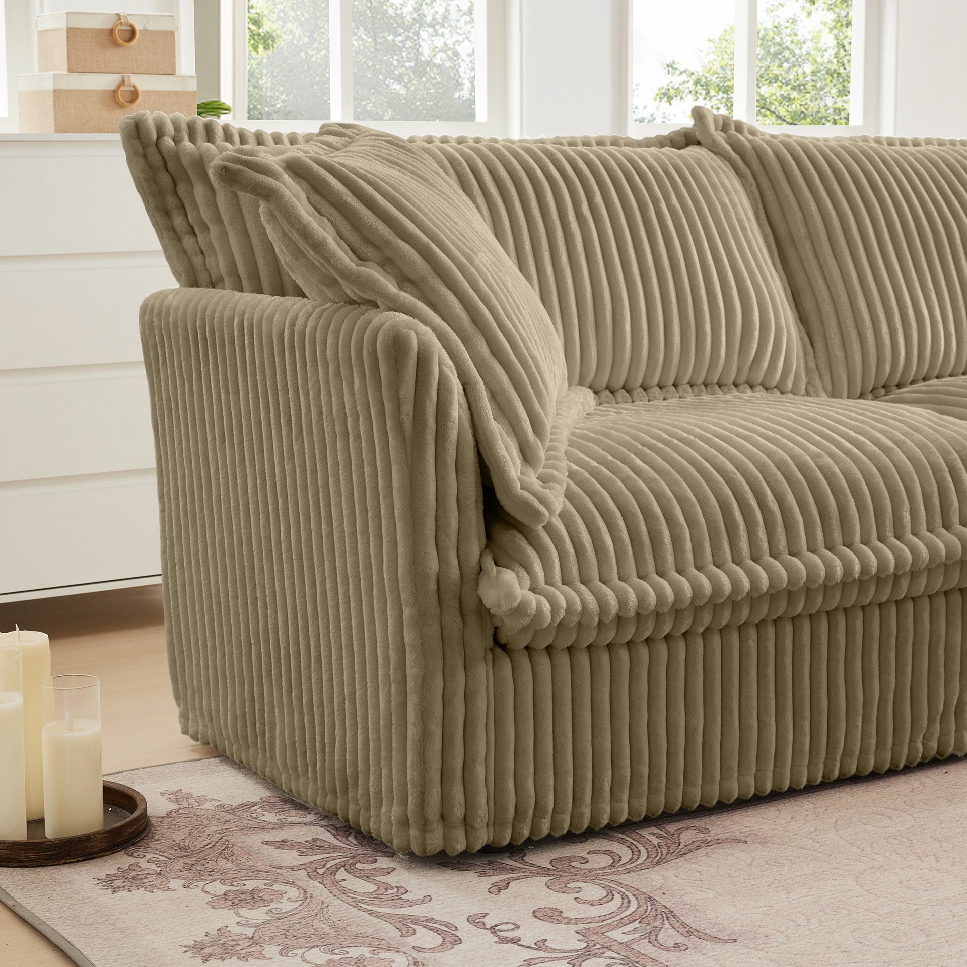 Koala Sofa LSF W/1 Pillow -Camel