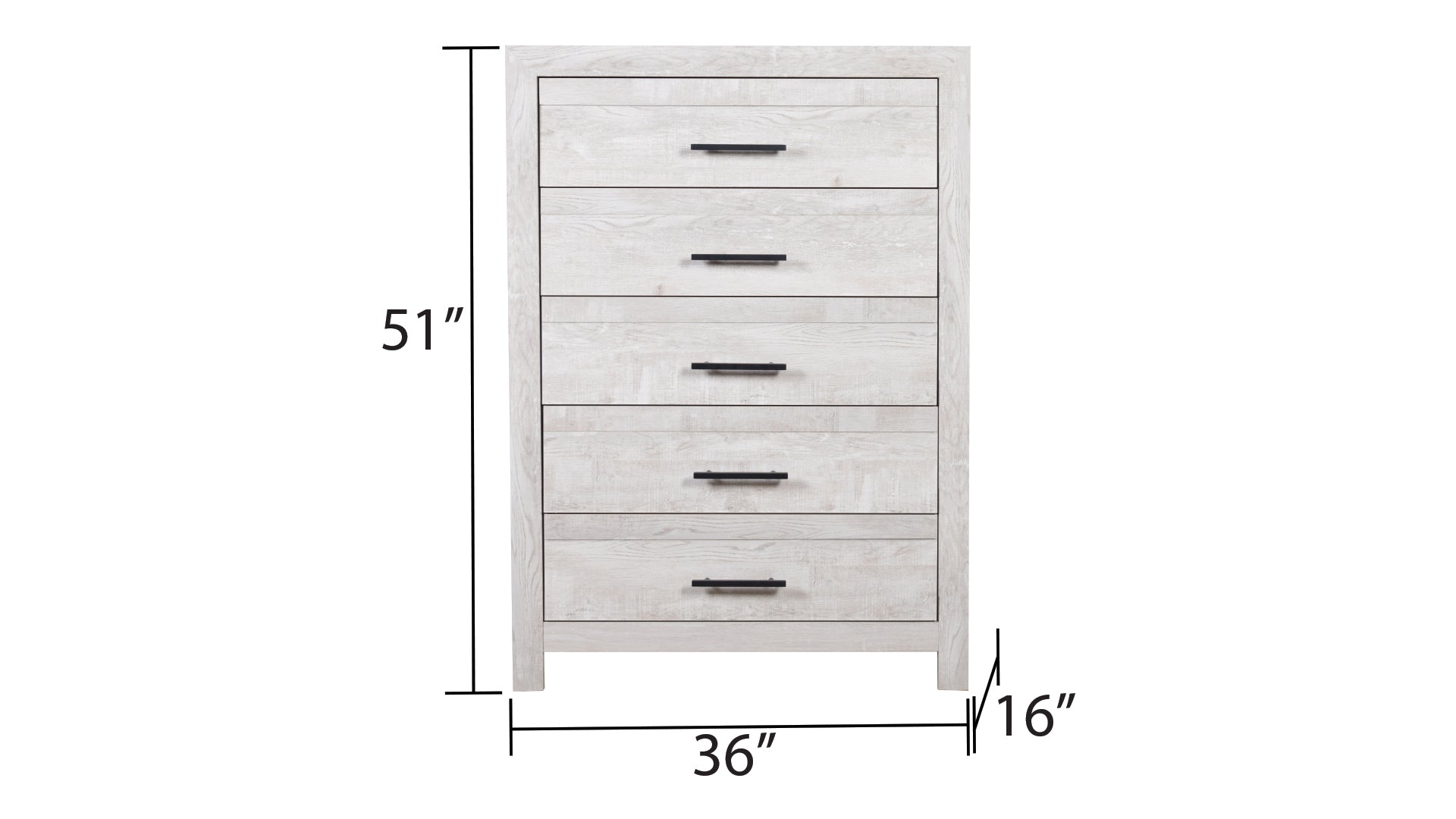 Modern Style 5-Drawer Chest Made with Wood in Natural Rustic      same as G150108556  (NJ inventory)