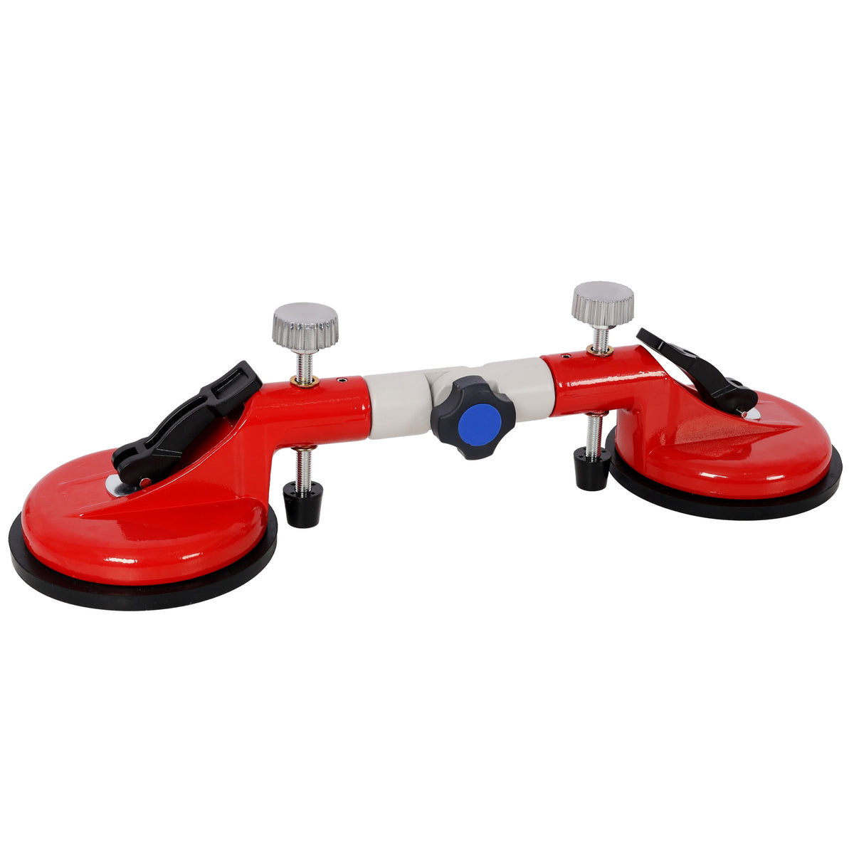 3-in-1 Adjustable angles (90-270 degrees) Suction Cup Tool for Seam Joining,fixation,and Leveling, Professional Countertop Installation Tool,red color