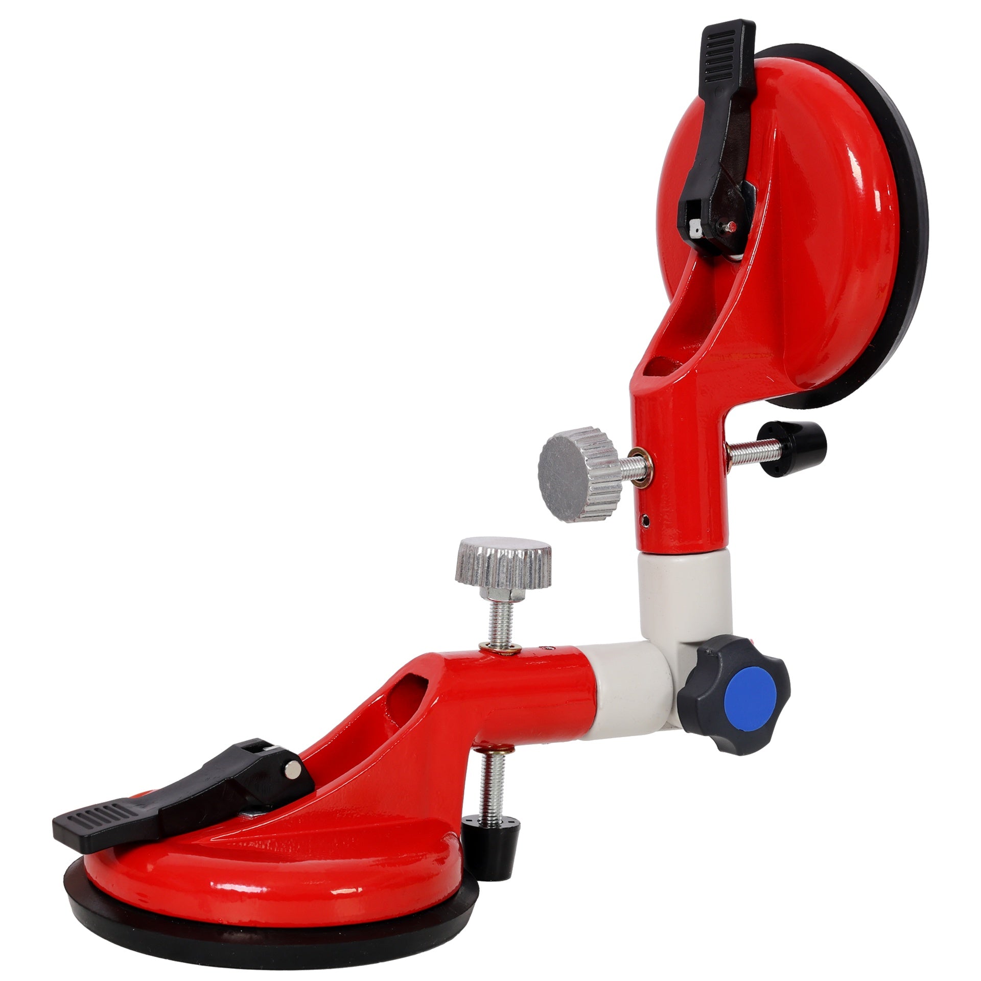 3-in-1 Adjustable angles (90-270 degrees) Suction Cup Tool for Seam Joining,fixation,and Leveling, Professional Countertop Installation Tool,red color