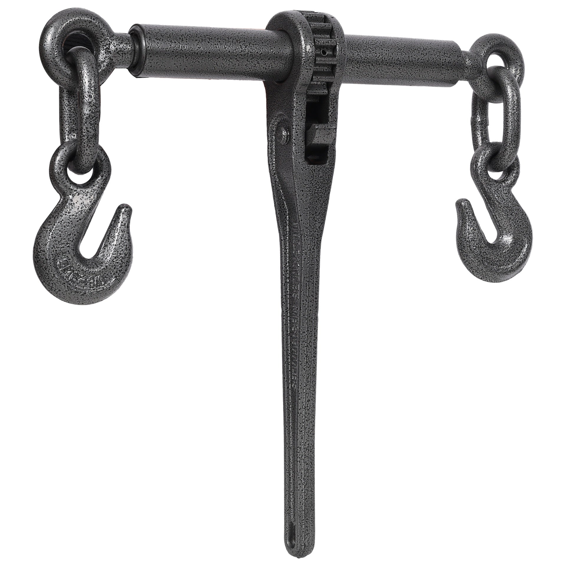 Heavy duty 5/16"-3/8" Ratchet Binders, 5400lbs Working Load capacity, G70 Hooks Adjustable Length, 4-Pack,,Black Hammertone color