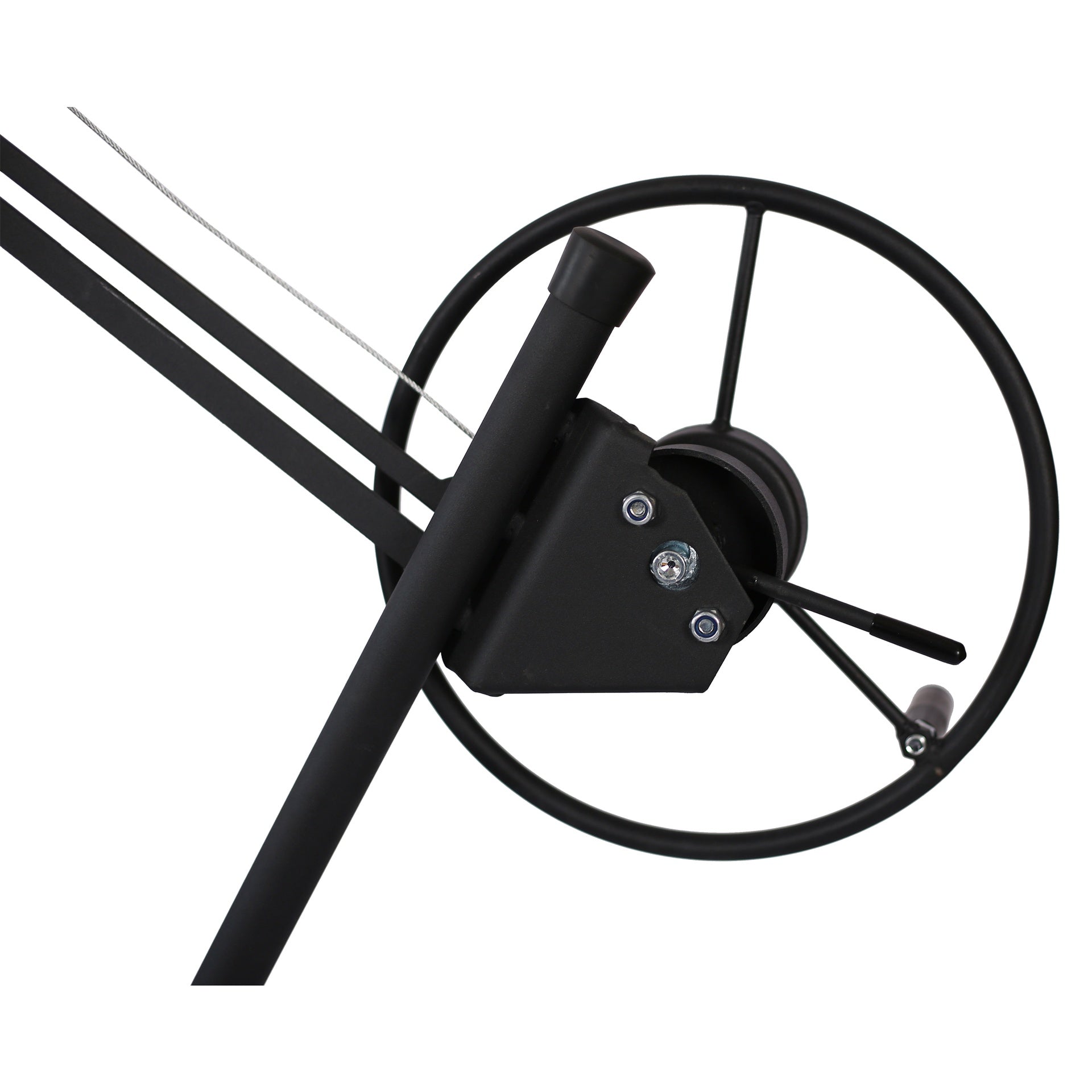 Drywall Panel hoist Drywall Lift Rolling Panel Hoist Jack Lifter 16ft black color