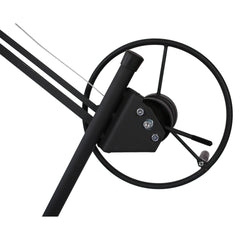 Drywall Panel hoist Drywall Lift Rolling Panel Hoist Jack Lifter 16ft black color
