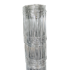 Farm Fence 4ft x 328ft 14Gauge Heavy Zinc Coating Cattle Fence,Galvanized Field Wire Fencing Deer Fence,Goat Fence,Hog Wire Fencing for Yard Livestock & Animals Protection