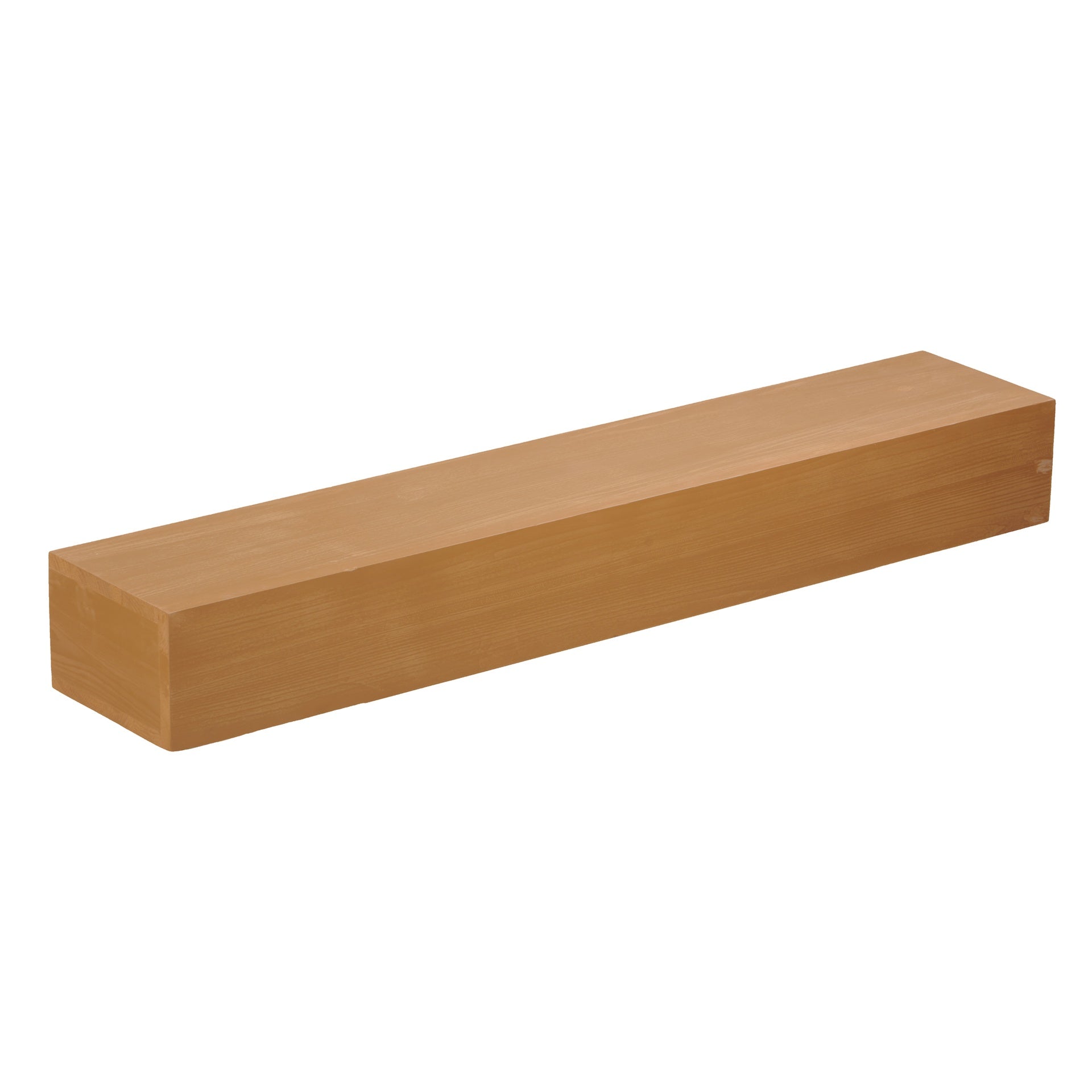 60'' Fireplace Mantel Fir Wood Wall-Mounted & Floating Shelf for Home Decor with Flat Surface