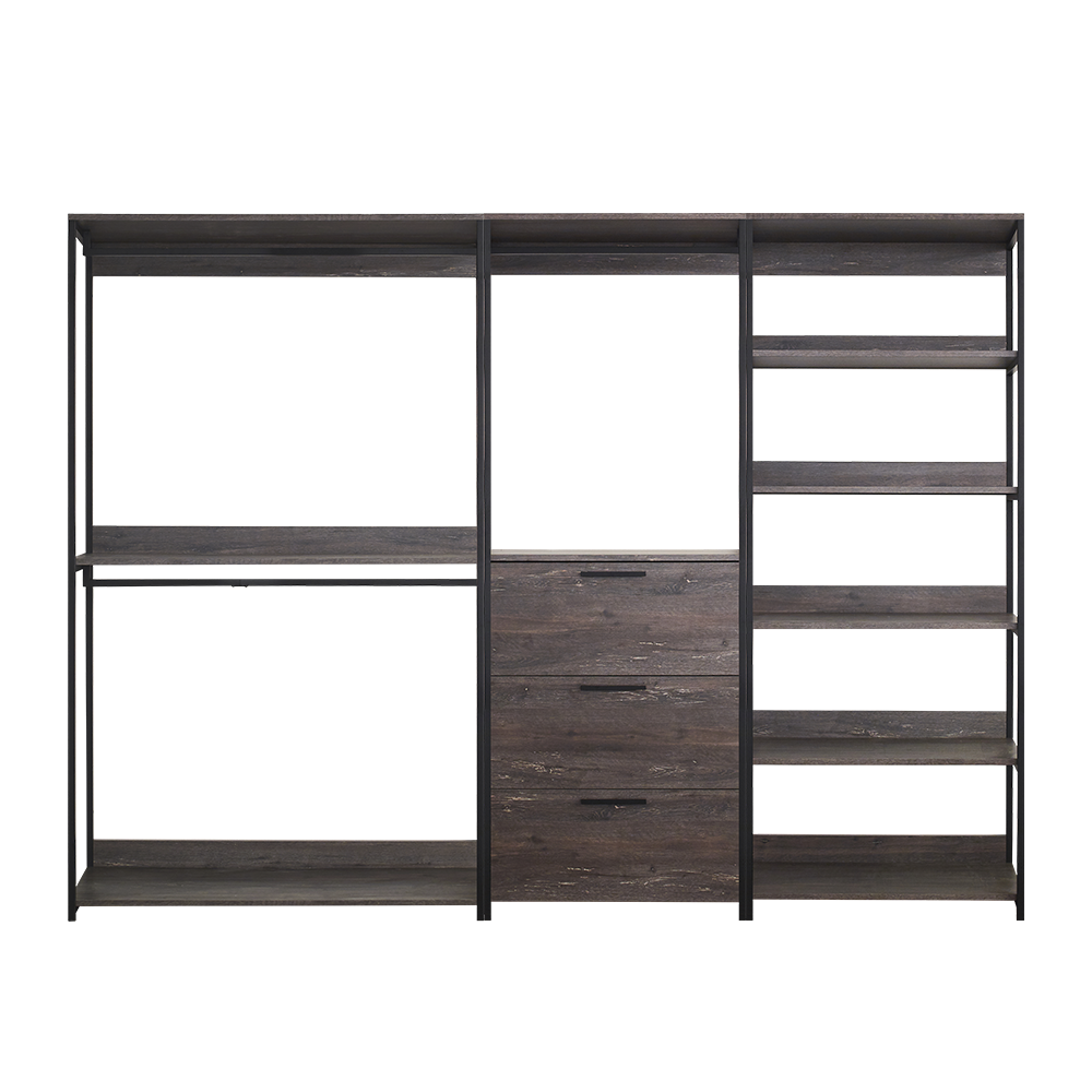 Monica Wood Walk-in Closet System