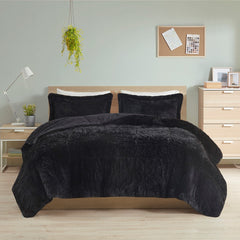 Twin/Twin XL Shaggy Long Fur Comforter Mini Set