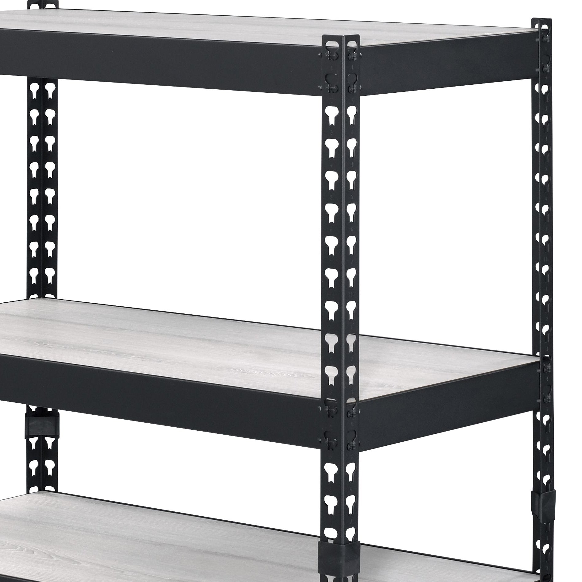 Decmus Natural & Black Finish Bookshelf