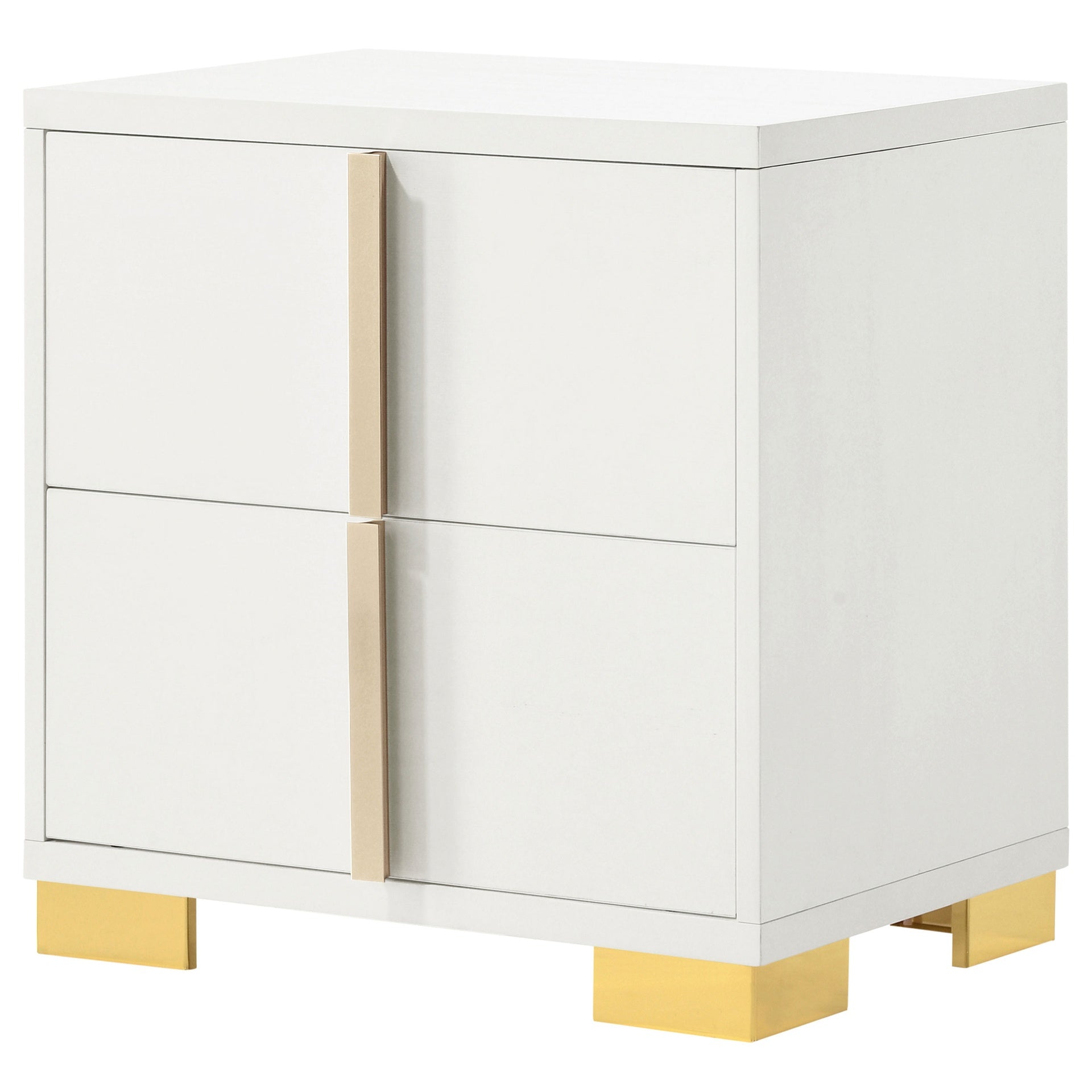 Jeremiah White 2-drawer Nightstand