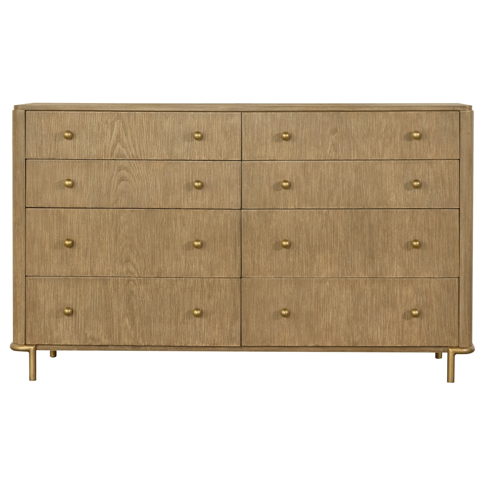 Stevie Sand Wash Rectangular 8-drawer Dresser