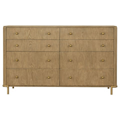 Stevie Sand Wash Rectangular 8-drawer Dresser