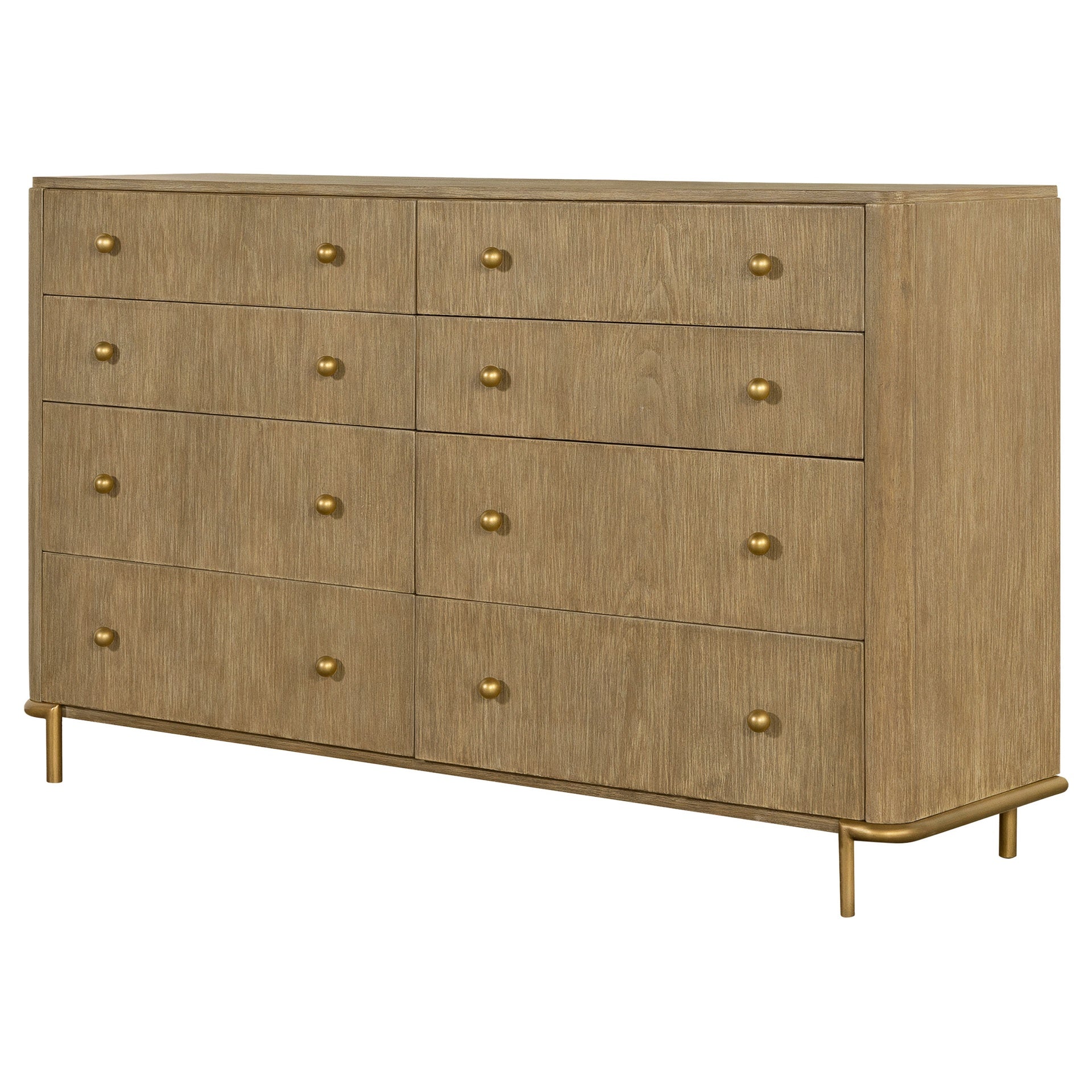Stevie Sand Wash Rectangular 8-drawer Dresser