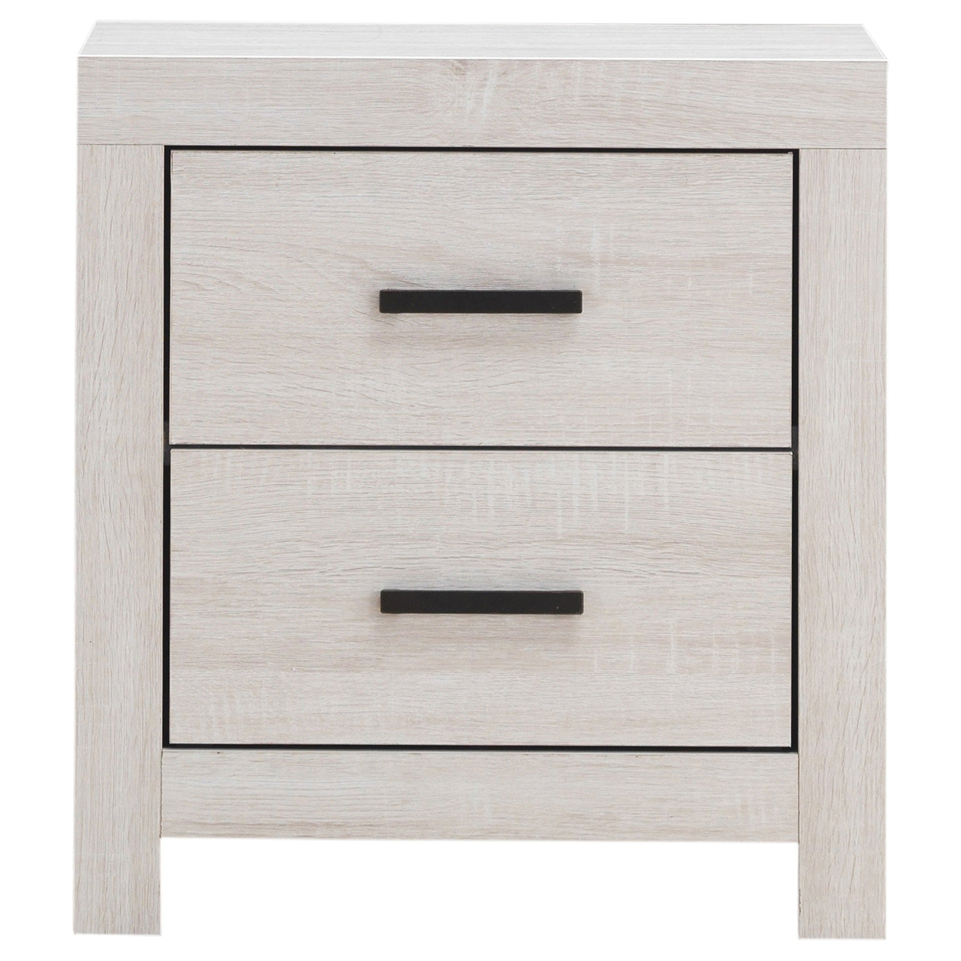 Brantford Coastal White 2-Drawer Nightstand