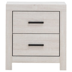 Brantford Coastal White 2-Drawer Nightstand