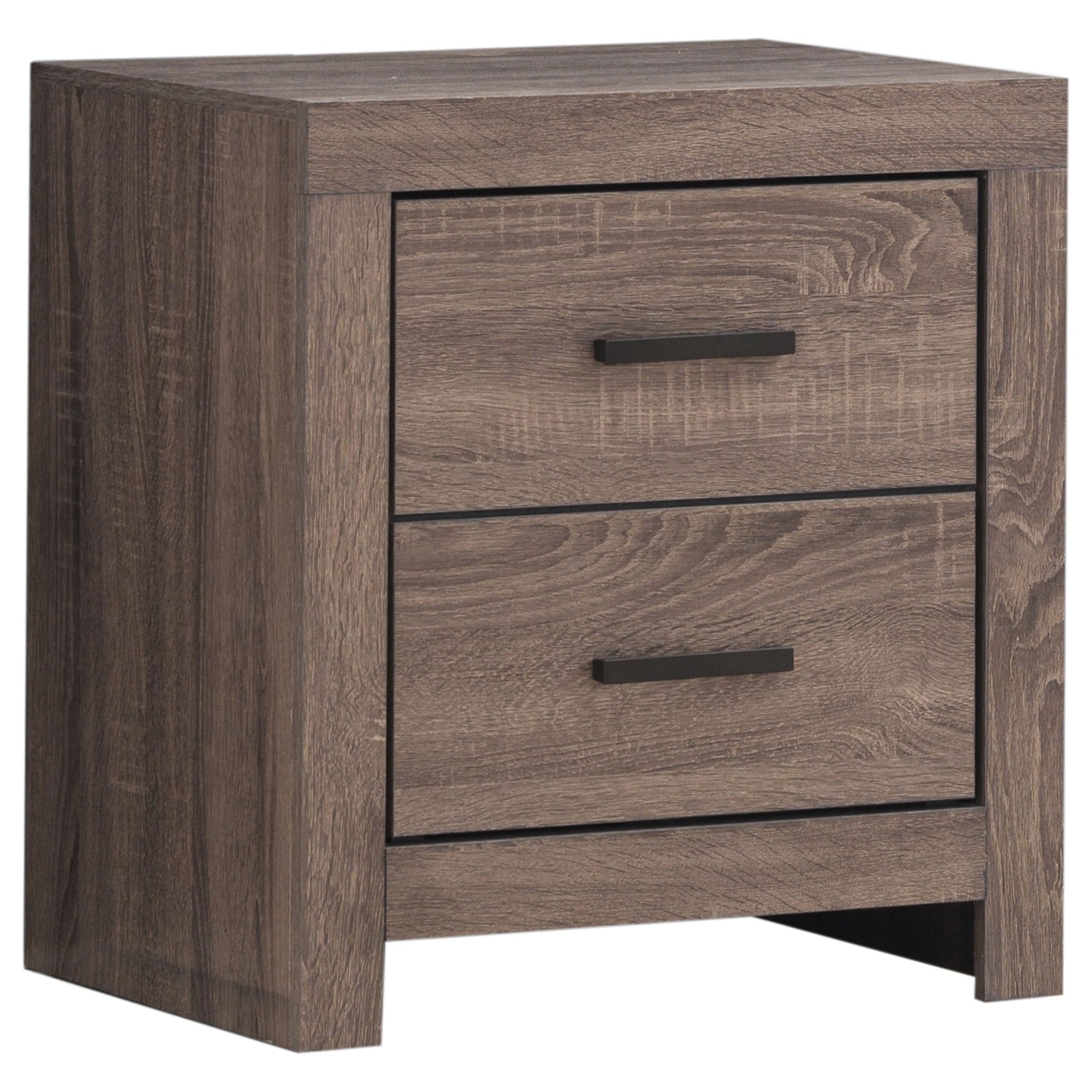 Brantford Barrel Oak 2-Drawer Nightstand