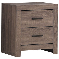 Brantford Barrel Oak 2-Drawer Nightstand