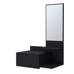 Wenge Floating Vanity with Included Mirror