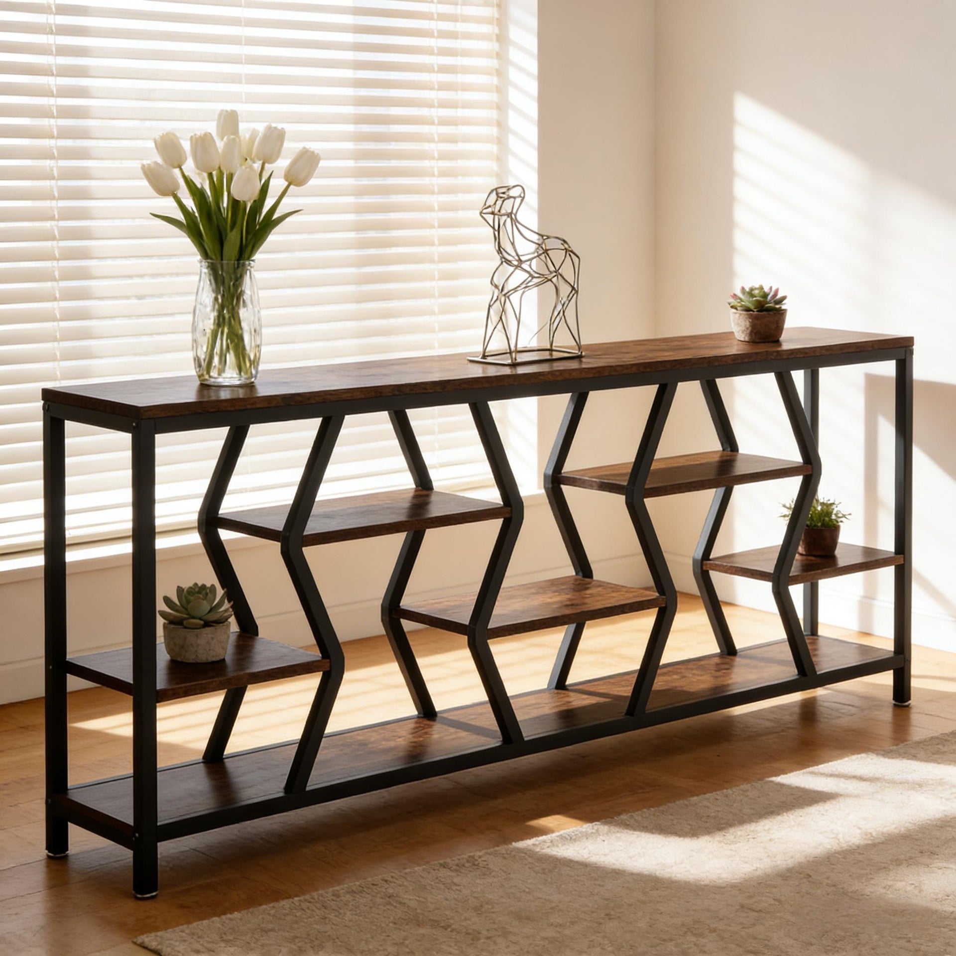 Durable Sofa Table,Convenient Console Table,Generous Storage Hall Table