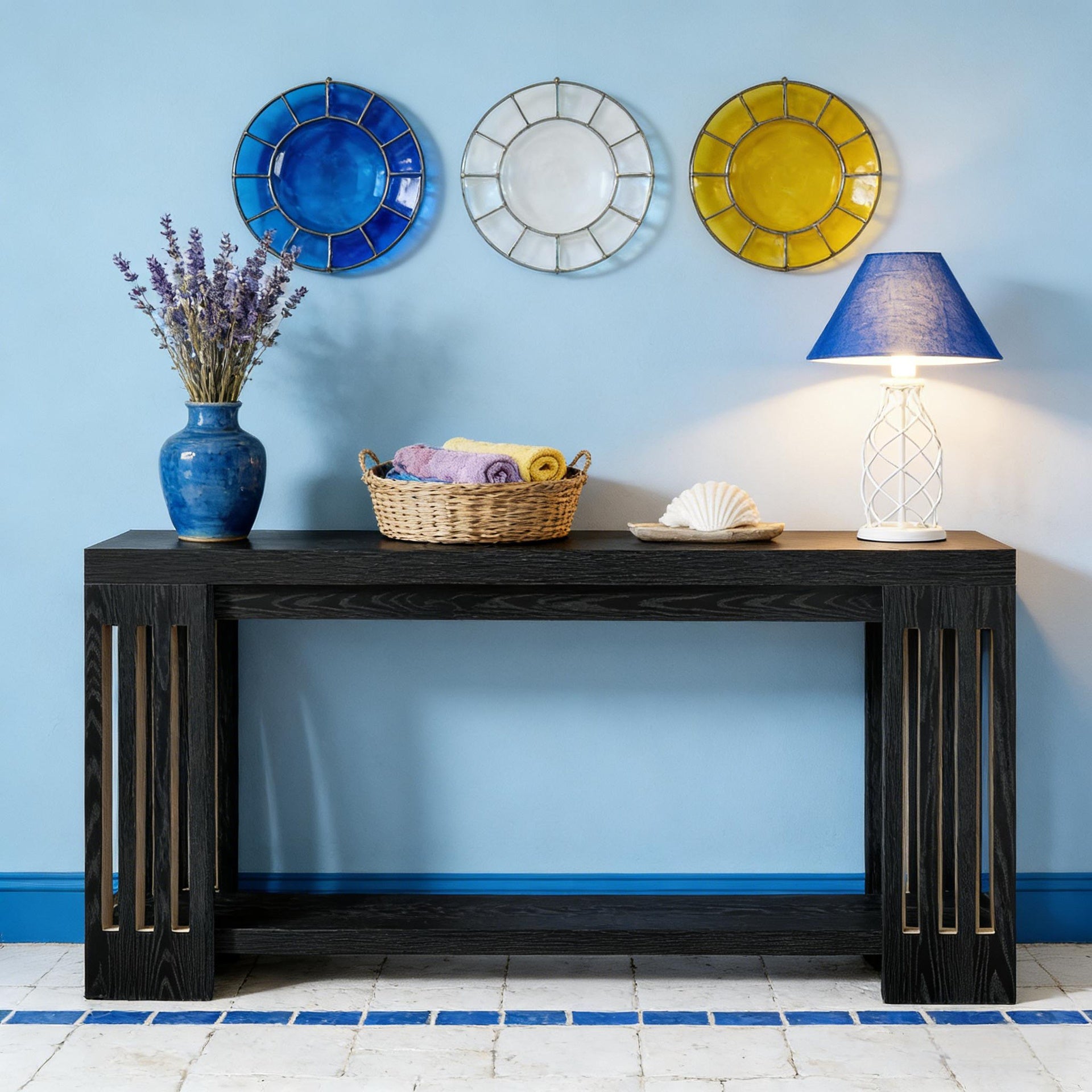 Console Table, 2-Tier Side Table,Sofa Table