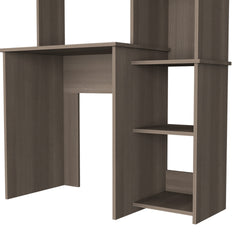 Aramis Desk, Five Shelves, Two Superior Shelves, Smokey Oak