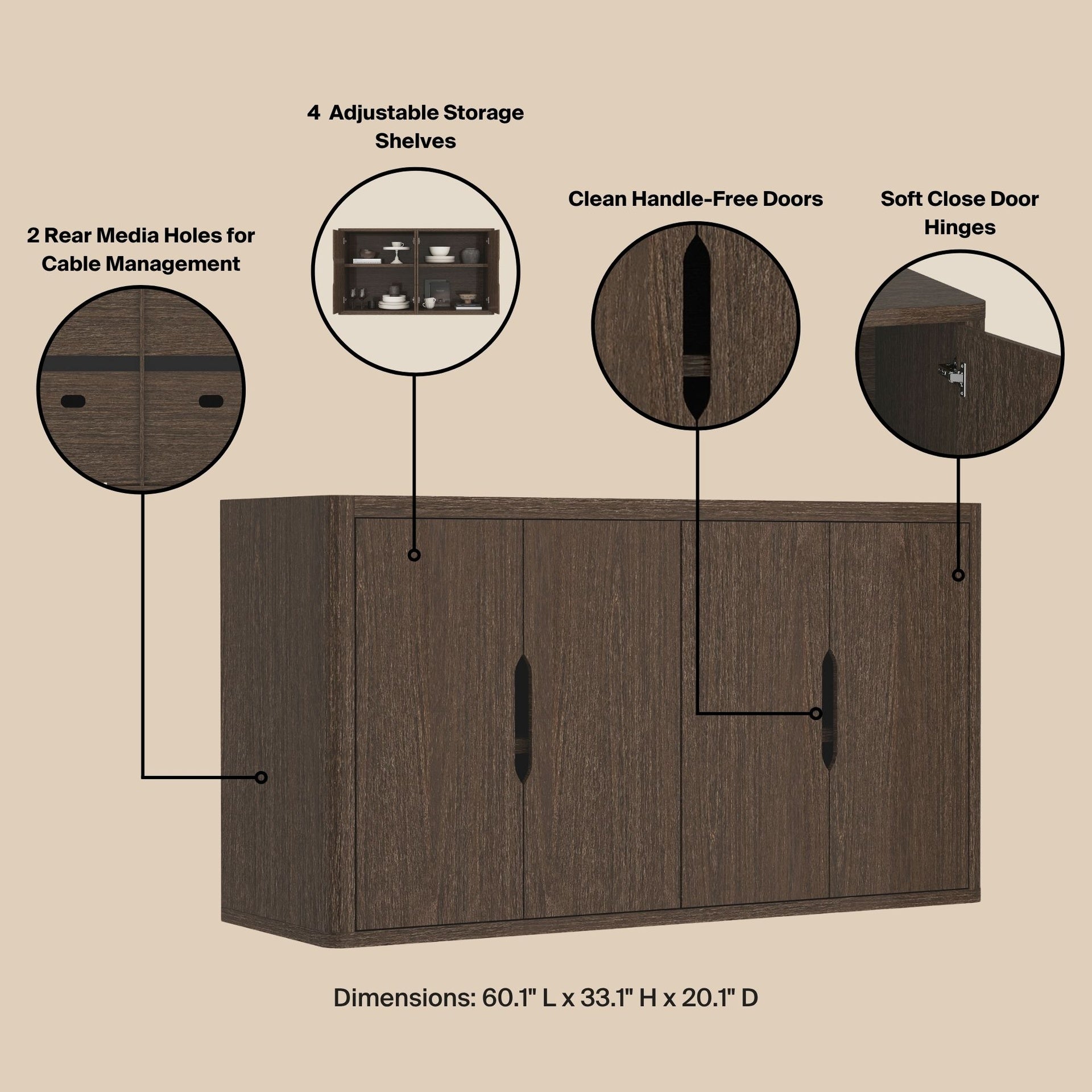 Sideboard in Walnut