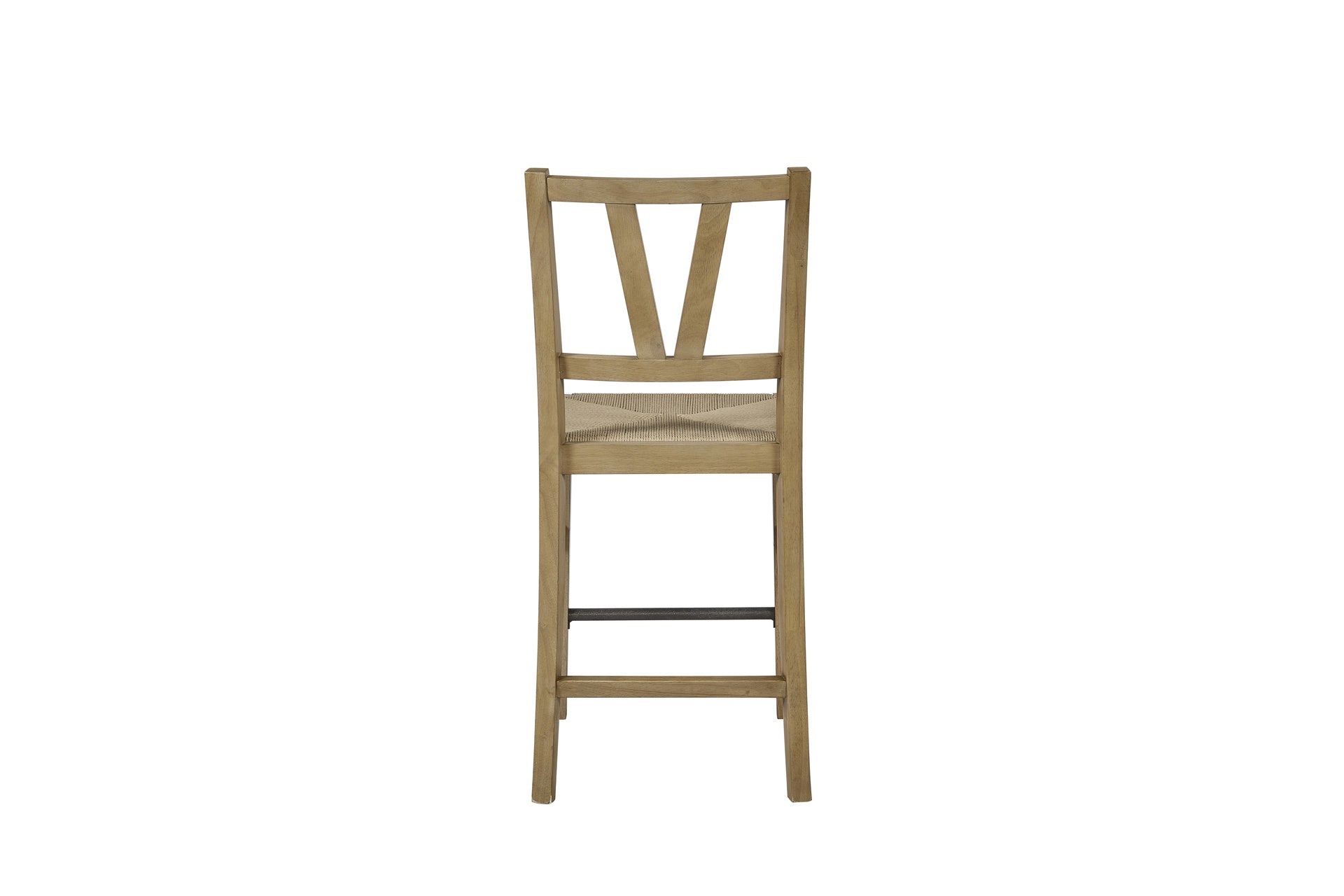 Counter Height Slat Back Chair - Cashew (Set of 2)