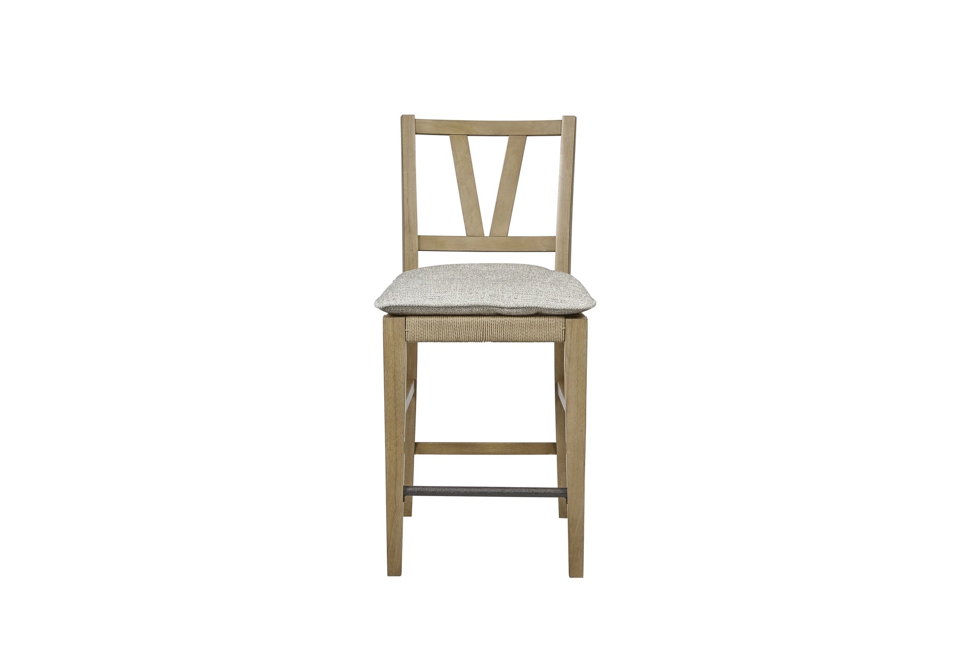 Counter Height Slat Back Chair - Cashew (Set of 2)