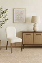 Arch Upholstered Chair - Cocoa/White Sand (Set of 2)