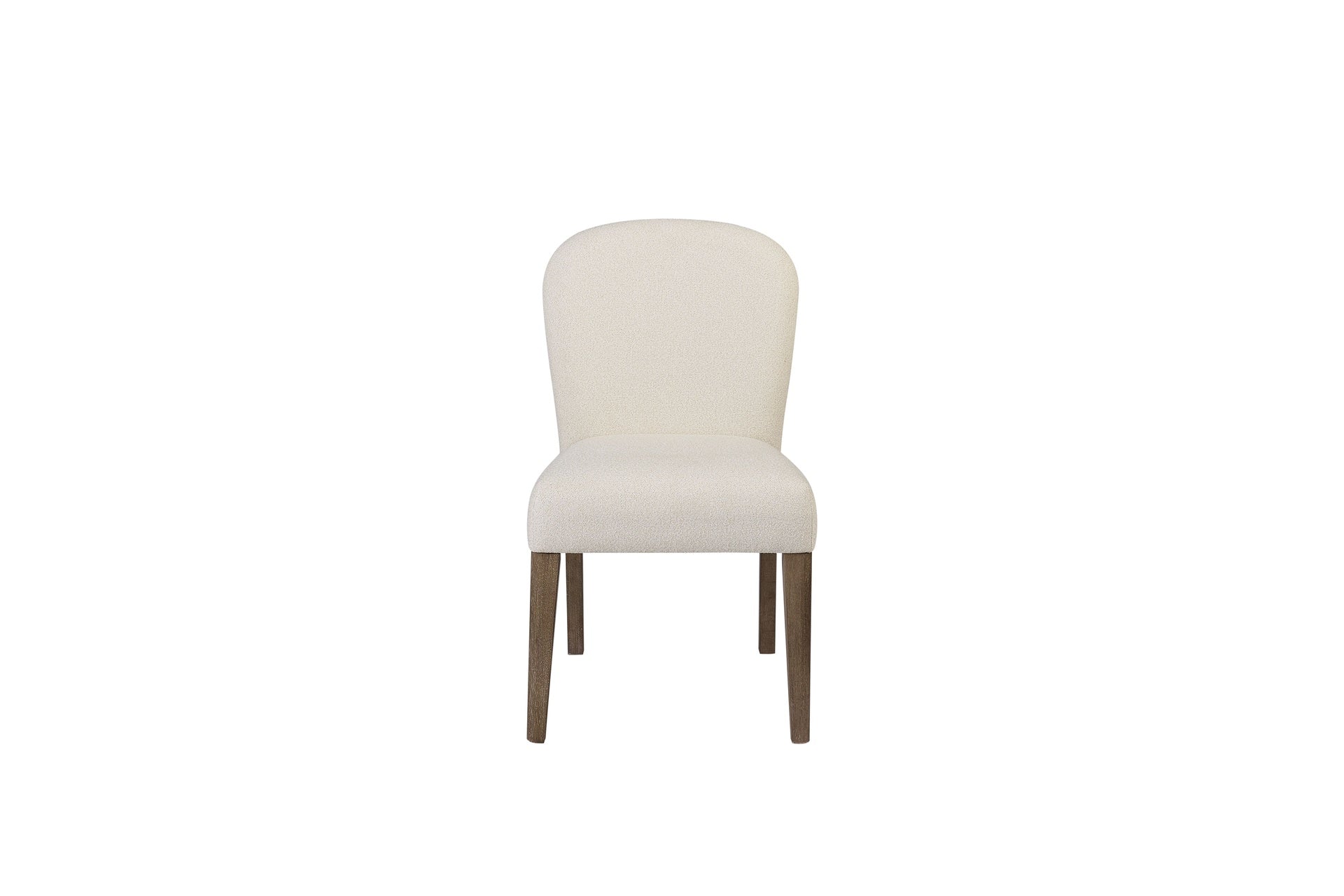 Arch Upholstered Chair - Cocoa/White Sand (Set of 2)