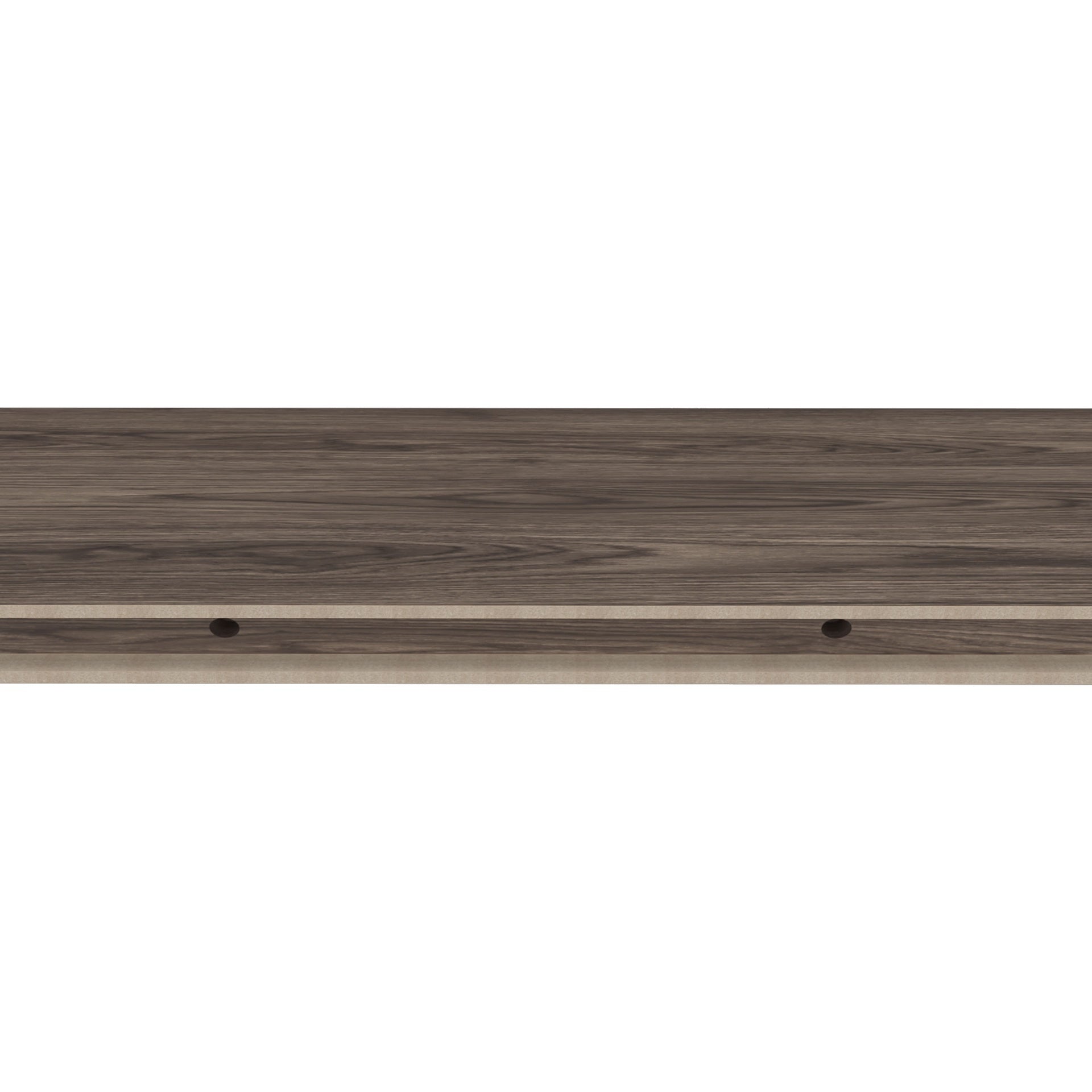 Iva Floating Shelf in Melamine x2, Cognac