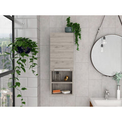 Milwaukee Medicine Cabinet, Two Shelves, Single Door Cabinet, Two Interior Shelves