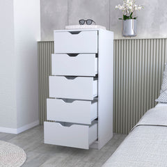 Dillon 4 Drawers Dresser, Chest of Drawers with 2 Cabinets