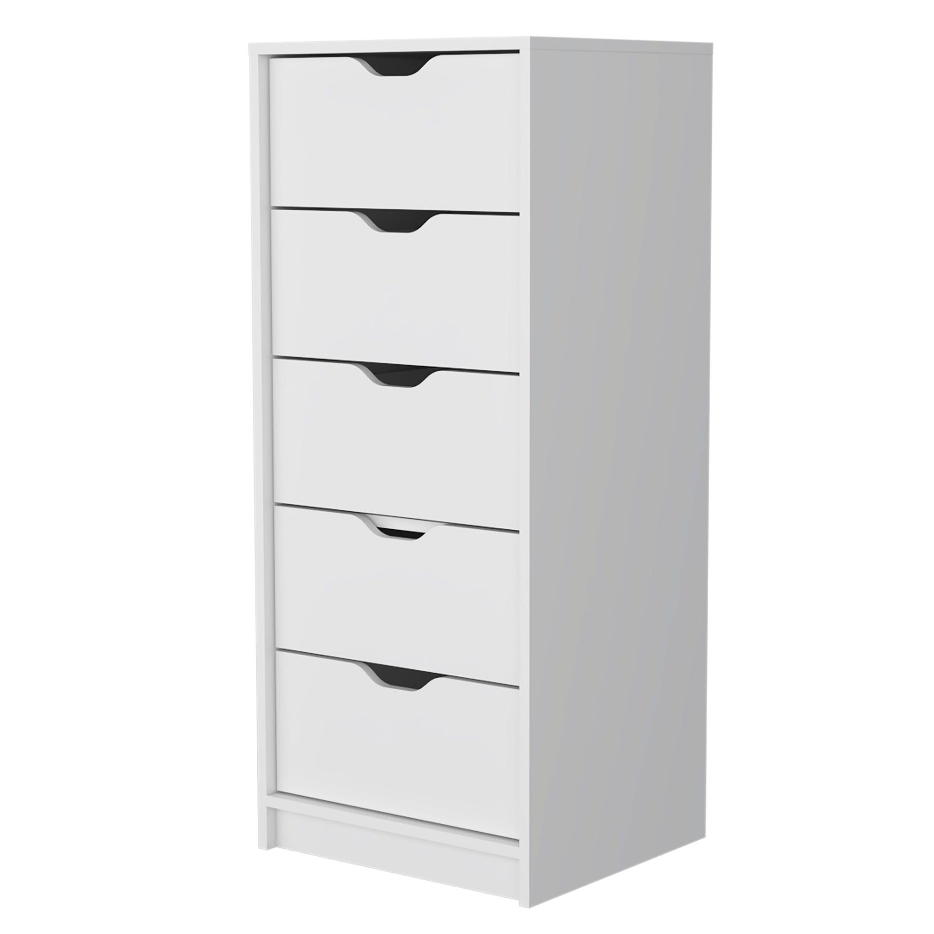 Dillon 4 Drawers Dresser, Chest of Drawers with 2 Cabinets
