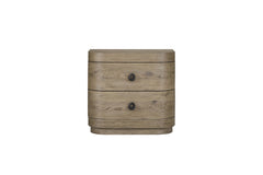 Large 2-Drawer Nightstand in English Knotty Oak