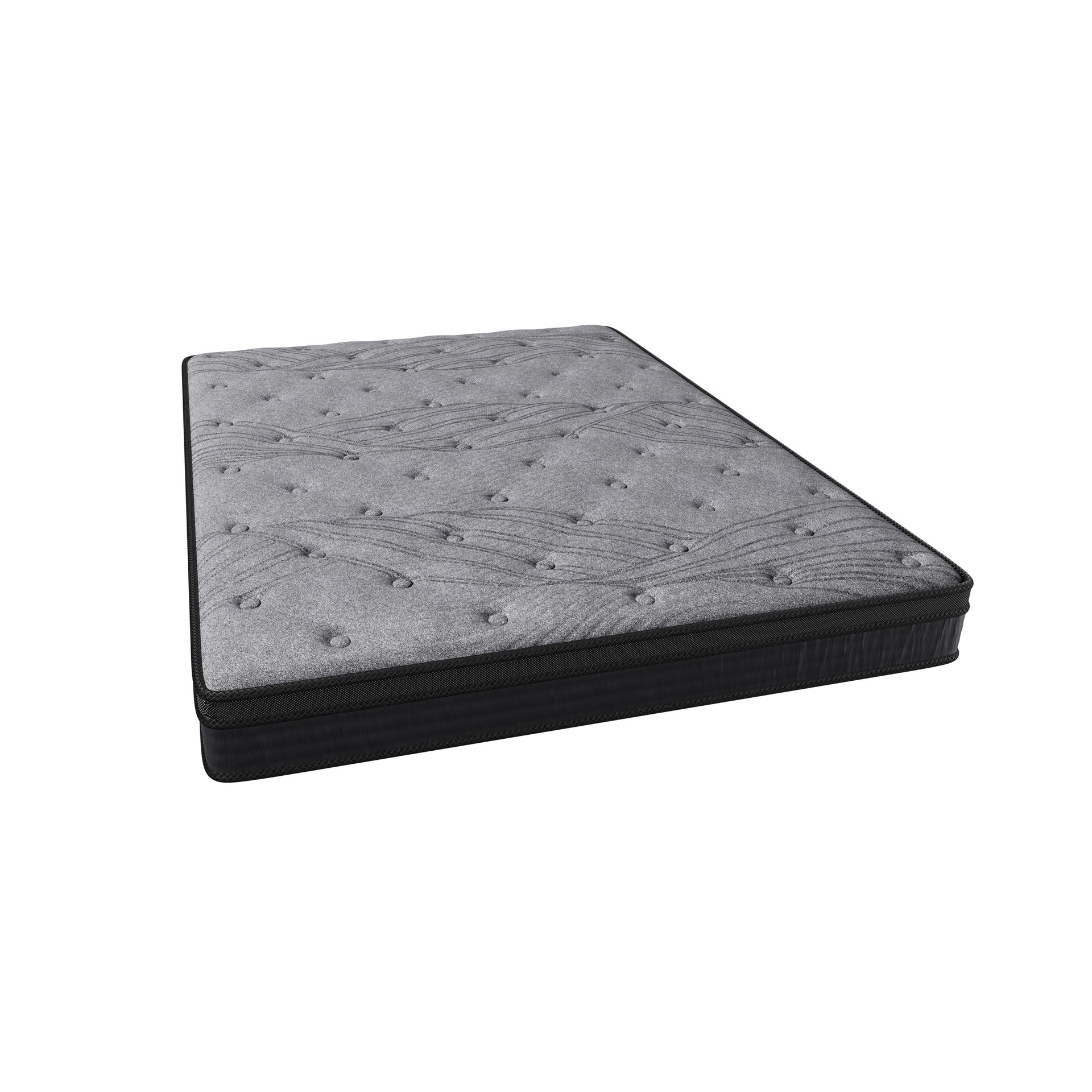 12 Inch Soft-Medium Firm Mattress with Pocket Coils, 560 Individually Wrapped Coils for Targeted Body Support, Minimized Motion Transfer, Mattress in a Box