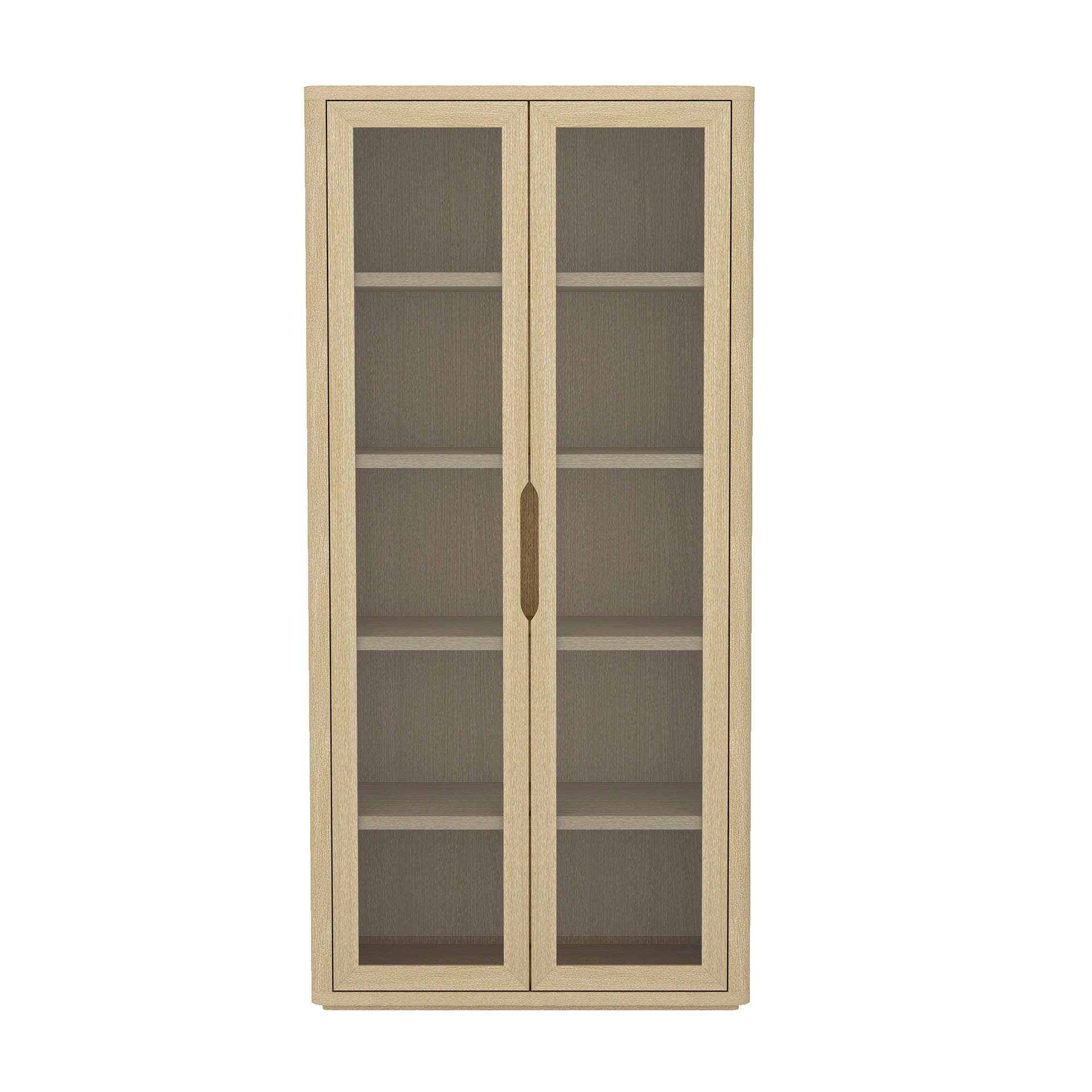 Bookcase Cabinet in Natural Oak