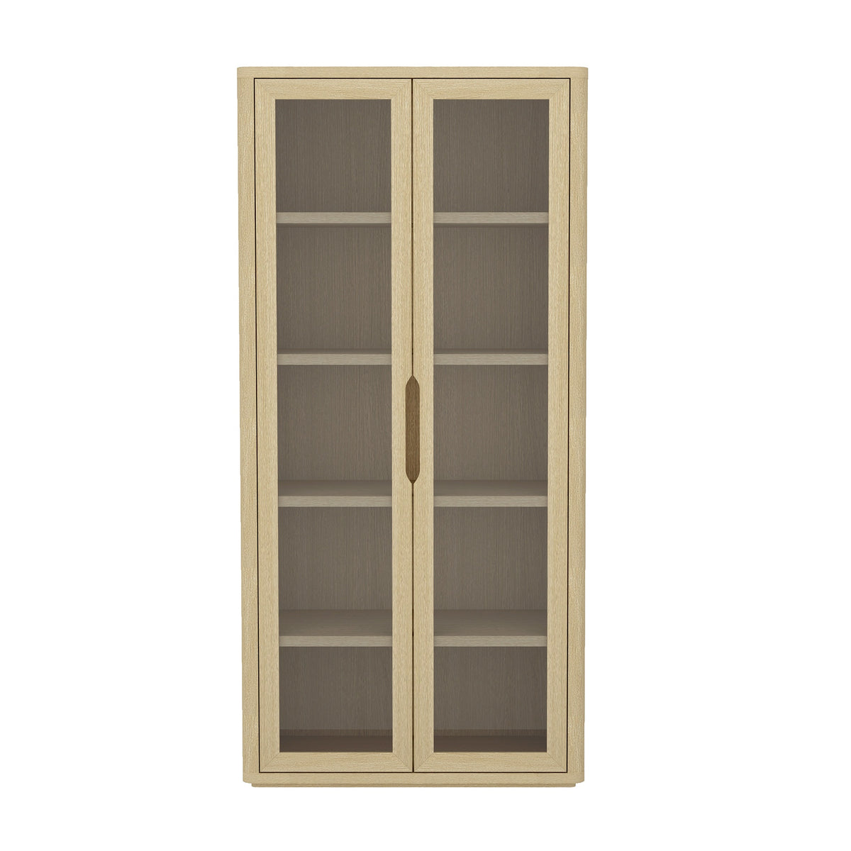 Bookcase Cabinet in Natural Oak