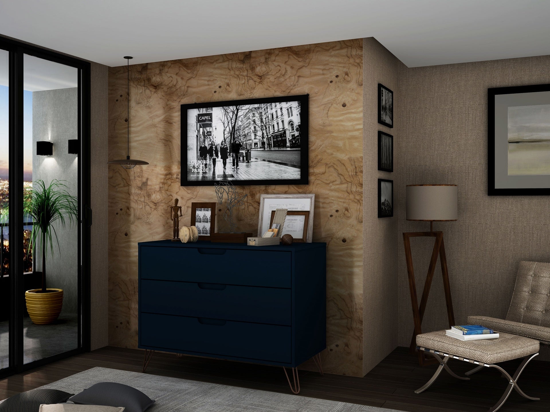 Dresser in Midnight Blue