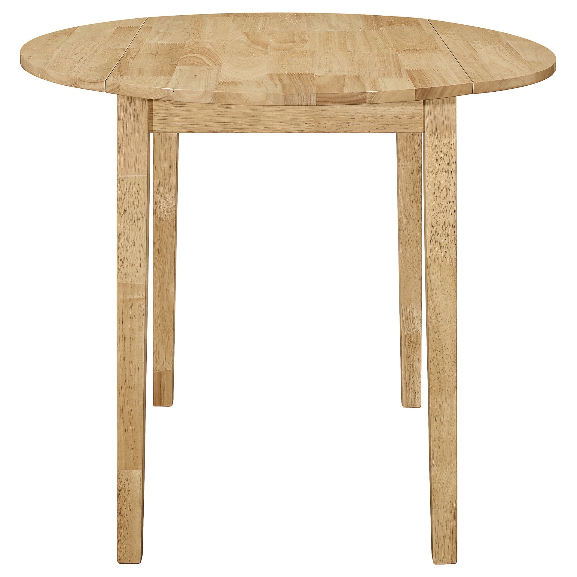 Natural and Tan 3-piece Dining Set with Drop Leaf