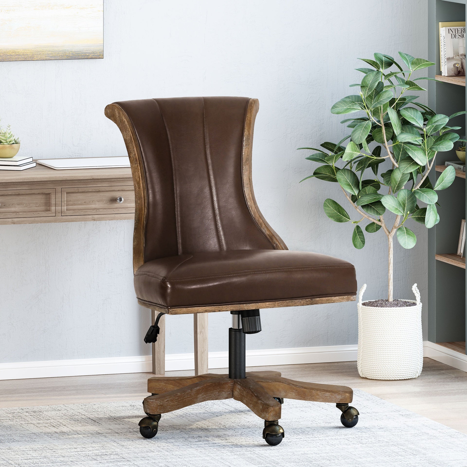 SWIVEL&LIFT OFFICE CHAIR