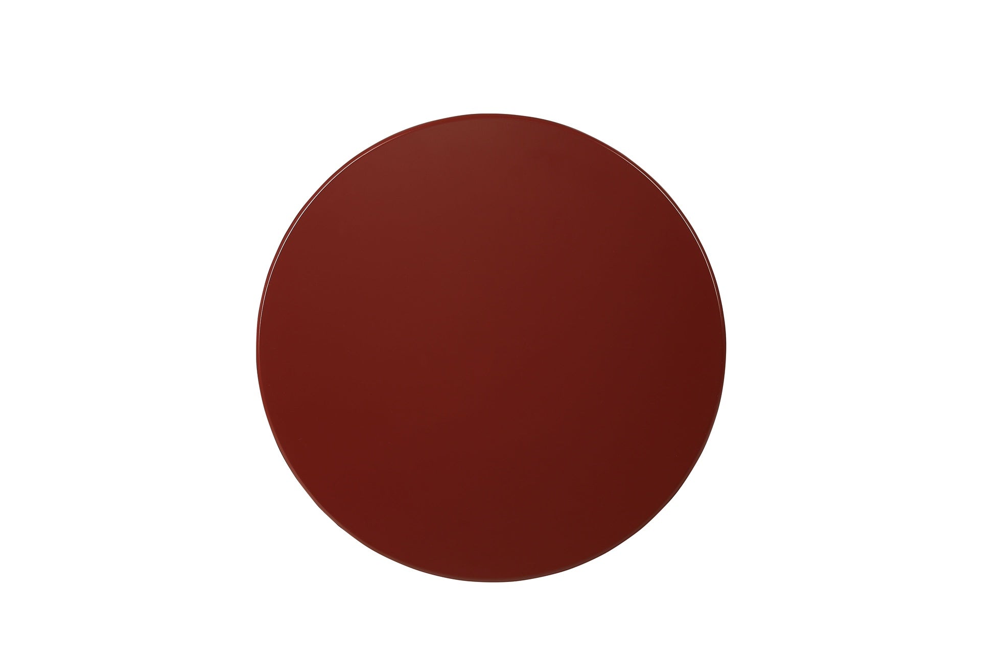 Aberta Red Finish Accent Table