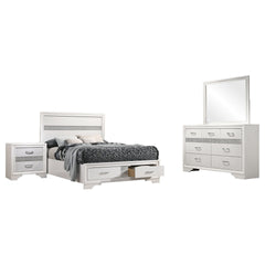 Annie White 4-piece Full Bedroom Set