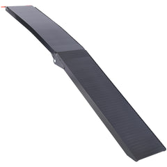 Truck Ramps, 80"x12" Portable Loading Ramps for Pickup Trucks 1500 LBS Capacity Aluminum Folding Ramps with Buckle for ATVs, Snowblower, Lawn Mowers, UTVs, Bike, 2PCS, Black Coating